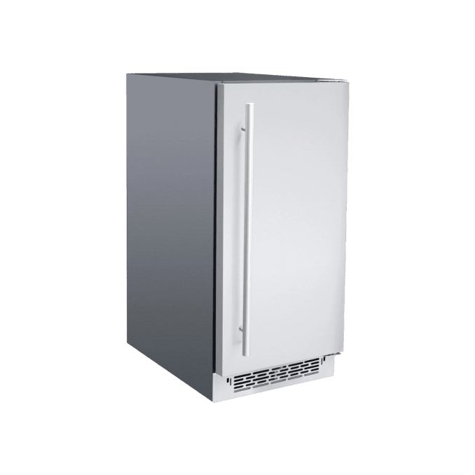 TrueFlame 15-Inch Outdoor Rated Nugget Ice Maker with Reversible Door - Sunzout Outdoor Spaces LLC