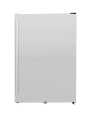 TrueFlame AMD 22" 4.1c Outdoor Approved Fridge Stainless Steel Reversible Door with Lock - AMD - RFR - 22S - Sunzout Outdoor Spaces LLC