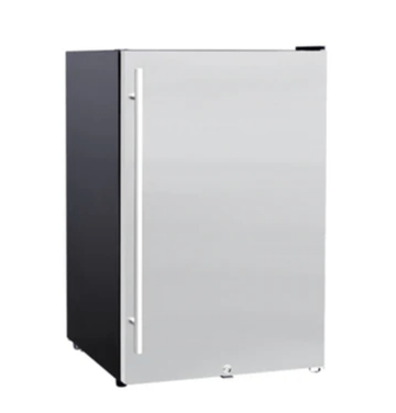 TrueFlame AMD 22" 4.1c Outdoor Approved Fridge Stainless Steel Reversible Door with Lock - AMD - RFR - 22S - Sunzout Outdoor Spaces LLC