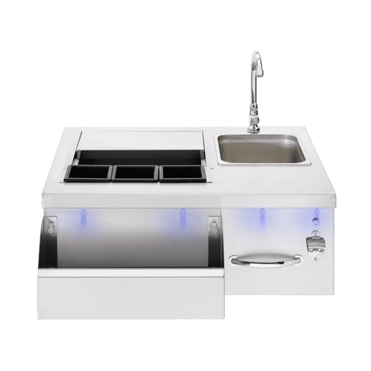 TrueFlame Lighted Beverage & Prep Station - Sunzout Outdoor Spaces LLC