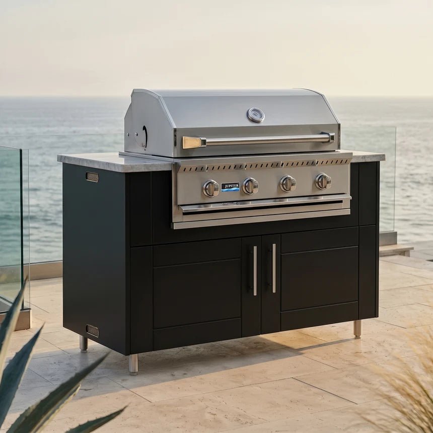 WeatherStrong 50" Surf Complete HDPE Outdoor Kitchen Island - Sunzout Outdoor Spaces LLC