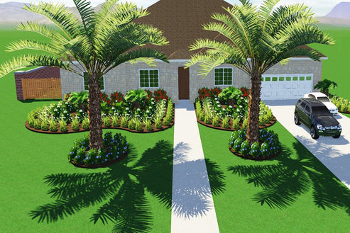 2 Yard Standard Design (Front and Back) – Sunzout Outdoor Spaces LLC