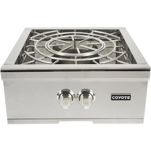 24 inch Coyote Built-In Natural Gas Power Burner - C1PBNG - Sunzout Outdoor Spaces LLC