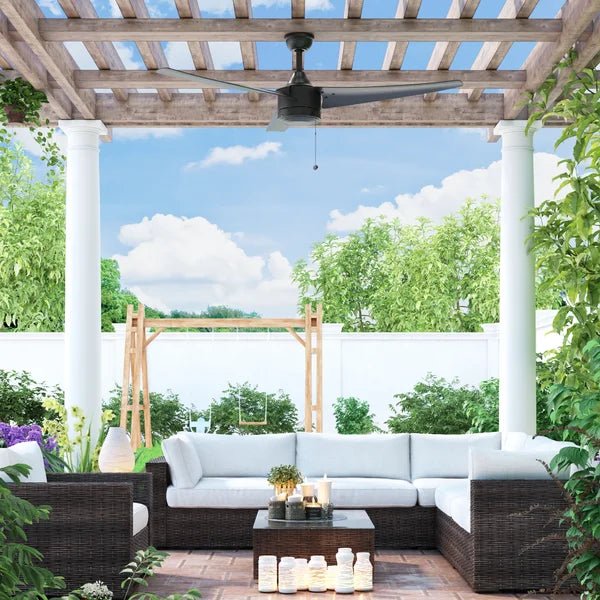 3 blade Outdoor pergola Fan, Patio Fan - Sunzout Outdoor Spaces LLC