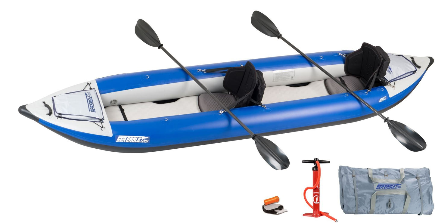 420X Sea Eagle Explorer Inflatable Kayak Pro Carbon Package - Sunzout Outdoor Spaces LLC