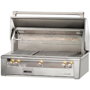 Alfresco ALXE 42-Inch Built-In Natural Gas Grill With Rotisserie - ALXE-42-NG - Sunzout Outdoor Spaces LLC