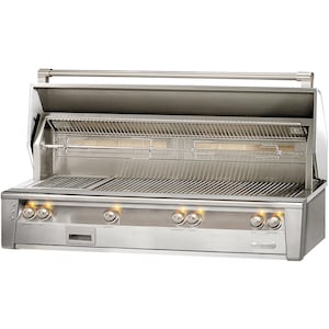 Alfresco ALXE 56-Inch Built-In Natural Gas All Grill With Sear Zone And Rotisserie - ALXE-56BFG-NG - Sunzout Outdoor Spaces LLC
