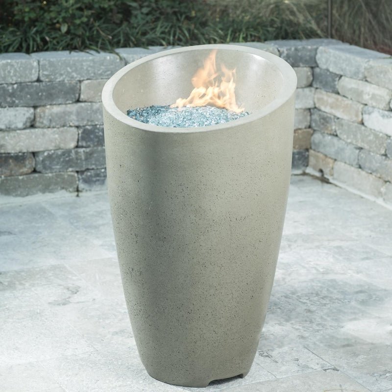 American Fyre Designs Eclipse 23-Inch Propane Gas Fire Urn - Smoke - 520-SM-11-M2PC - Sunzout Outdoor Spaces LLC