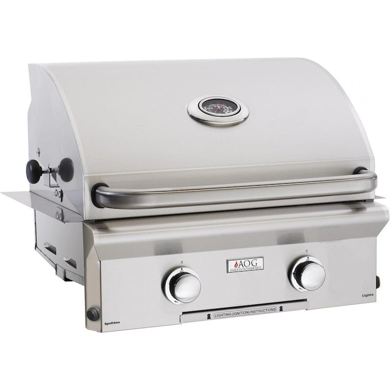 American Outdoor Grill L-Series 24-Inch 2-Burner Built-In Natural Gas Grill - 24NBL-00SP - Sunzout Outdoor Spaces LLC