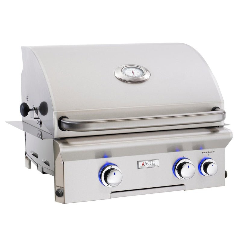 American Outdoor Grill L-Series 24-Inch 2-Burner Built-In Natural Gas Grill With Rotisserie... - Sunzout Outdoor Spaces LLC