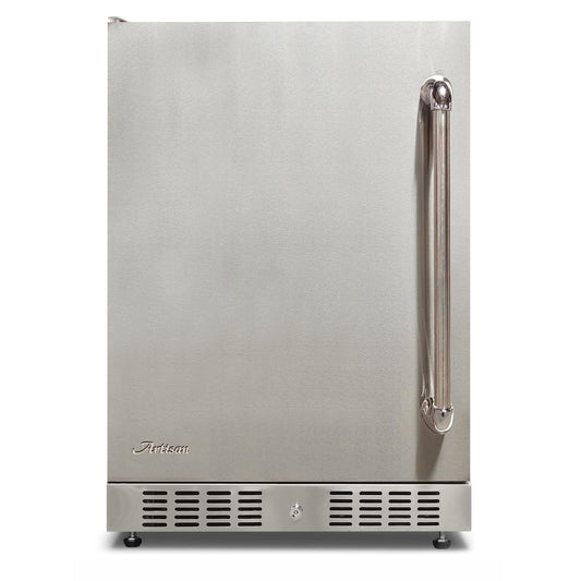 Artisan 24-Inch 5.5 Cu. Ft. Left Hinge Outdoor Rate Refrigerator - Sunzout Outdoor Spaces LLC