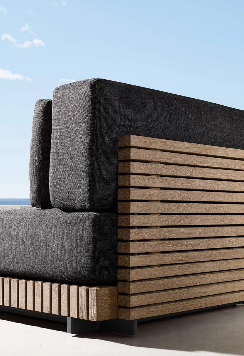 Boca Grande Collection- Modular Modern Outdoor Teak Sofa Set - Sunzout Outdoor Spaces LLC
