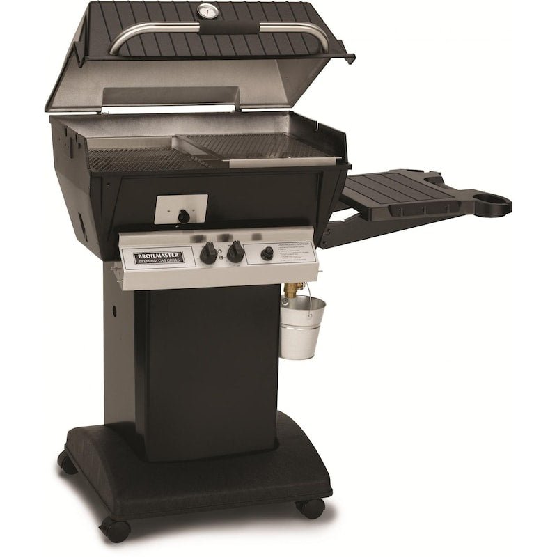 Broilmaster Q3X Qrave Propane Gas Grill On Black Cart - Sunzout Outdoor Spaces LLC