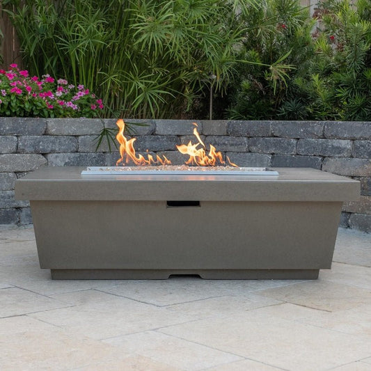 Contempo 52-Inch Rectangular Natural Gas Firetable - Sunzout Outdoor Spaces LLC