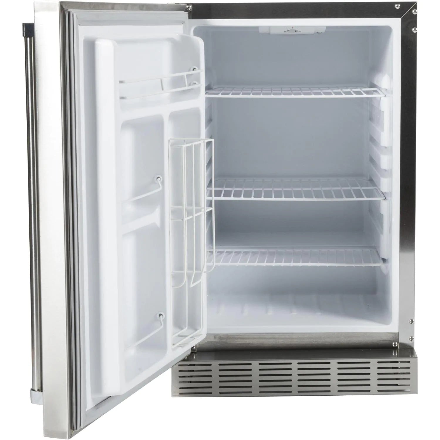 Coyote 21-Inch 4.1 Cu. Ft. Hinge Outdoor Rated Compact Refrigerator - Sunzout Outdoor Spaces LLC