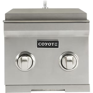 Coyote Built-In Propane Gas Double Side Burner - C1DBLP - Sunzout Outdoor Spaces LLC