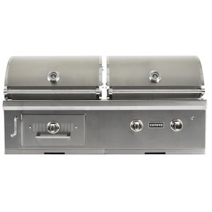 Coyote Centaur 50-Inch Built-In Propane Gas/Charcoal Dual Fuel Grill - C1HY50LP - Sunzout Outdoor Spaces LLC