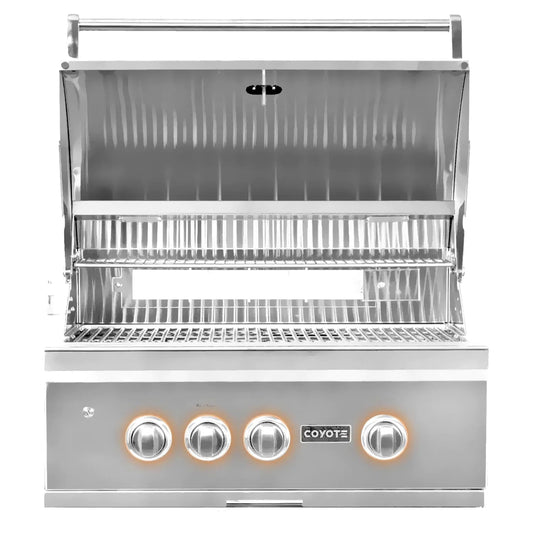 Coyote S Series 30 inch Built in grill with Rotisserie and Infared - Sunzout Outdoor Spaces LLC