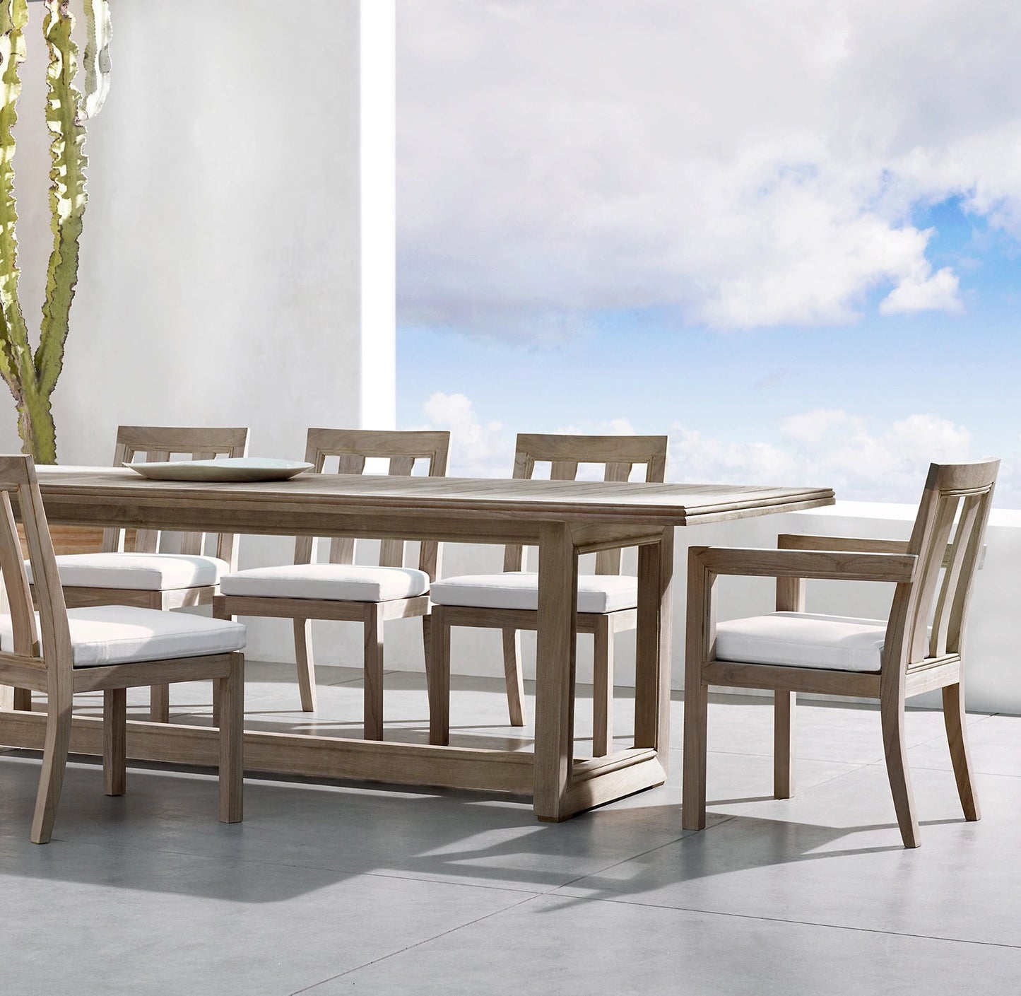 Crystal River Collection-Outdoor Premium Teak Dining Set - Sunzout Outdoor Spaces LLC