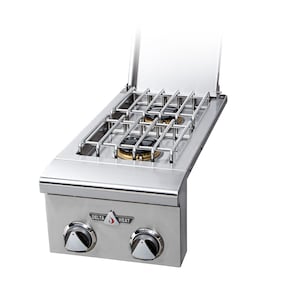 Delta Heat Built-In Propane Gas Double Side Burner - DHSB2-CL - Sunzout Outdoor Spaces LLC