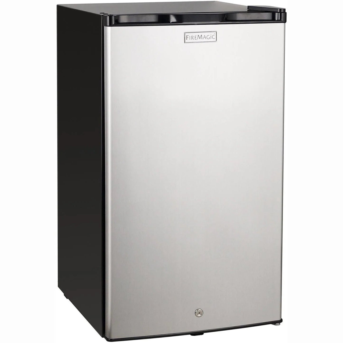 Fire Magic 20-Inch 4.0 Cu. Ft. Compact Refrigerator - Stainless Steel Door / Black Cabinet - Sunzout Outdoor Spaces LLC