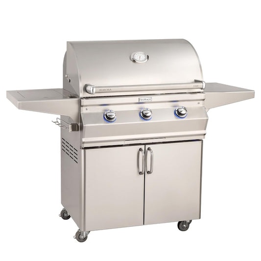 Fire Magic Aurora A540S 30-Inch Propane Gas Grill With Side Burner And Analog Thermometer -... - Sunzout Outdoor Spaces LLC