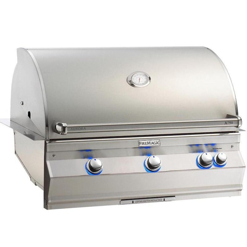 Fire Magic Aurora A790I 36-Inch Built-In Natural Gas Grill With Analog Thermometer - A790I... - Sunzout Outdoor Spaces LLC