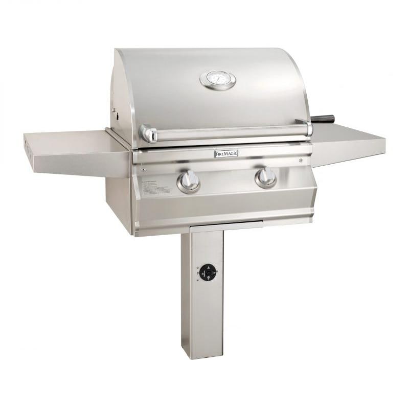 Fire Magic Choice Multi-User Accessible CMA430S 24-Inch Propane Gas Grill With Analog Thermometer... - Sunzout Outdoor Spaces LLC