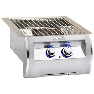 Fire Magic Echelon Diamond Built-In Natural Gas Power Burner With Stainless Steel Grid - 19-5B1N-0 - Sunzout Outdoor Spaces LLC