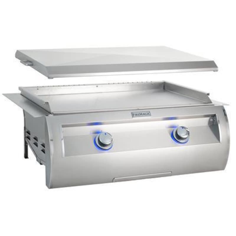 Fire Magic Echelon Diamond E660I 30-Inch Built-In Natural Gas Griddle With Stainless Steel... - Sunzout Outdoor Spaces LLC