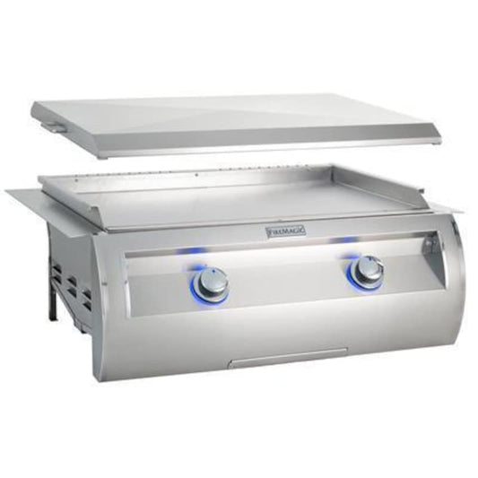 Fire Magic Echelon Diamond E660I 30-Inch Built-In Natural Gas Griddle With Stainless Steel... - Sunzout Outdoor Spaces LLC