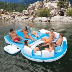 Floatable Inflatable Island Lounge - Sunzout Outdoor Spaces LLC