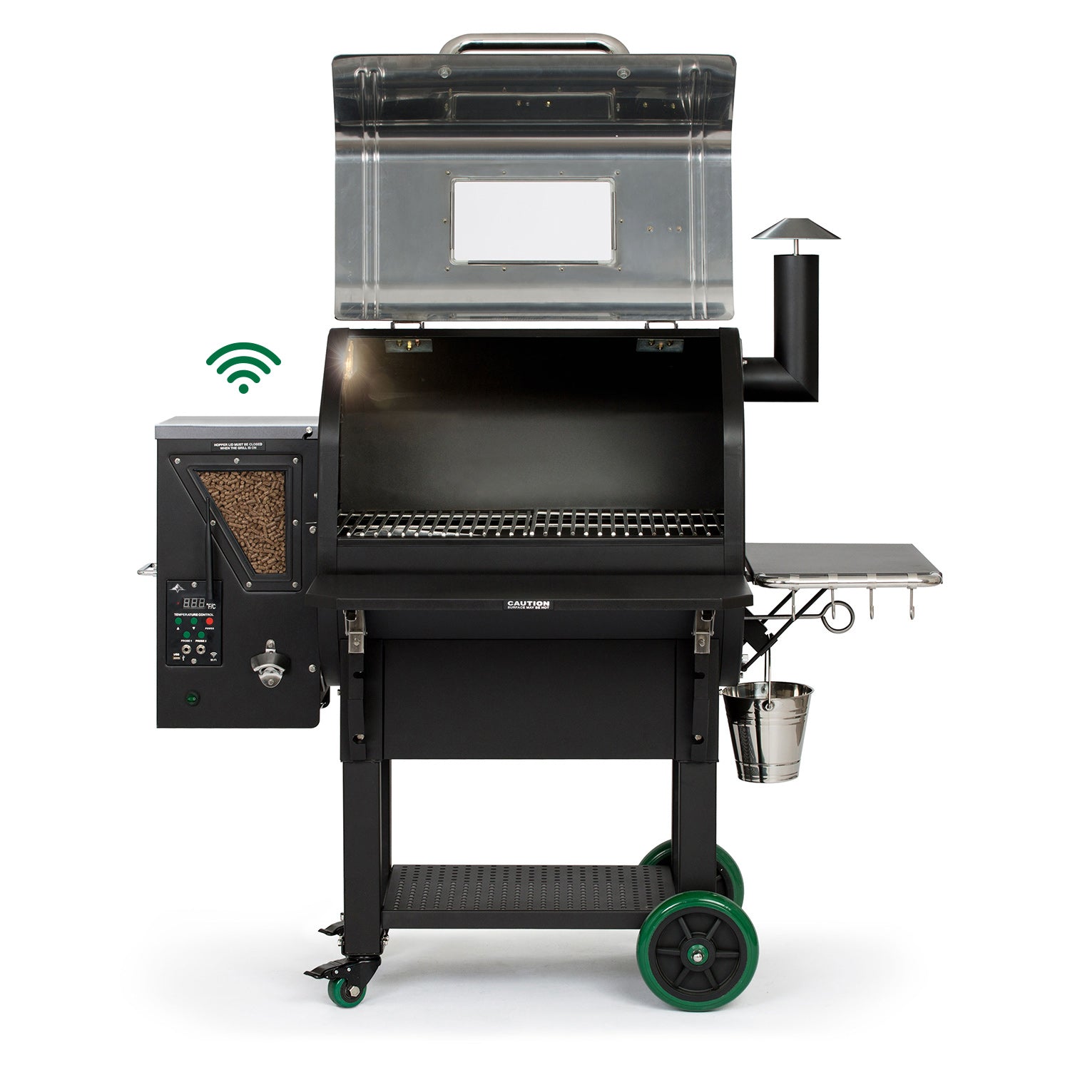 Green Mountain Grills Prime WIFI Ledge SS - Sunzout Outdoor Spaces LLC