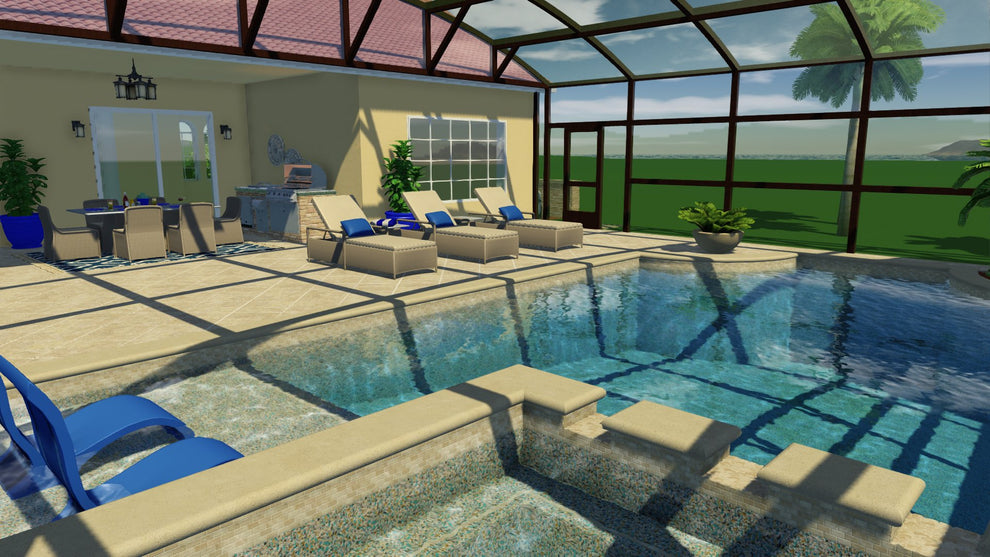 In-Ground Swimming Pool Design and Site Plan – Sunzout Outdoor Spaces LLC