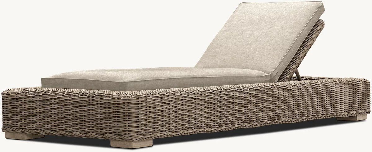 Miami Collection- Outdoor All-Weather Wicker Sun Lounger - Sunzout Outdoor Spaces LLC