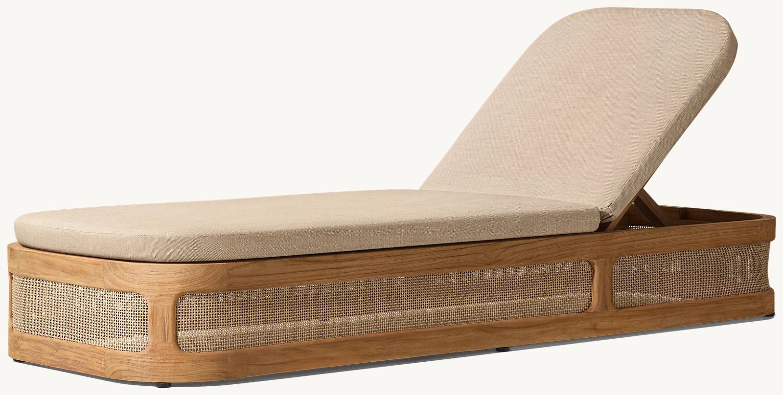 Naples Collection- Outdoor Premium Teak Sun Lounger - Sunzout Outdoor Spaces LLC