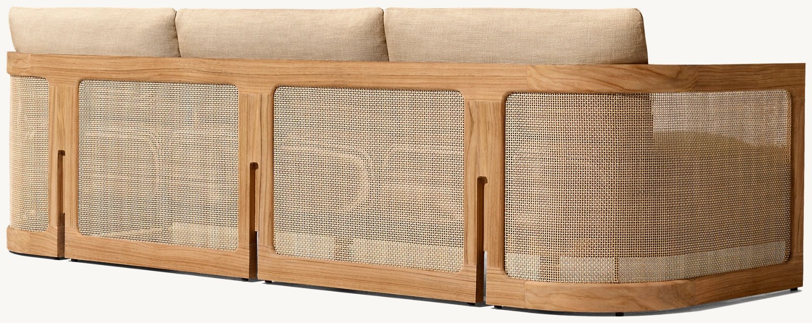 Naples Collection- Outdoor Premium Teak Wood Sofa Set - Sunzout Outdoor Spaces LLC