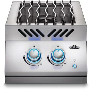 Napoleon Built-In 700 Series Inline Propane Dual Range Top Burner with Stainless Steel Cover - BIB12RTPSS - Sunzout Outdoor Spaces LLC
