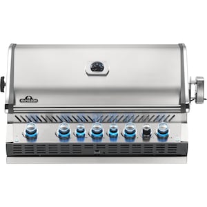 Napoleon Prestige 42 inch PRO 665 Built-in Natural Gas Grill with Infrared Rear Burner and Rotisserie Kit - BIPRO665RBNSS-3 - Sunzout Outdoor Spaces LLC