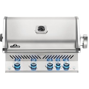 Napoleon Prestige PRO 500 Built-in Natural Gas Grill with Infrared Rear Burner and Rotisserie Kit - BIPRO500RBNSS-3 - Sunzout Outdoor Spaces LLC