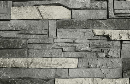 Northern Slate Manufactured Stacked Stone Sample 12 by 12 - Sunzout Outdoor Spaces LLC
