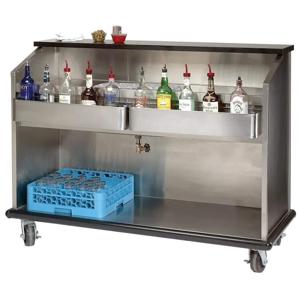 Outdoor All Weather Heavy-Duty Stainless Steel Portable Bar - Sunzout Outdoor Spaces LLC