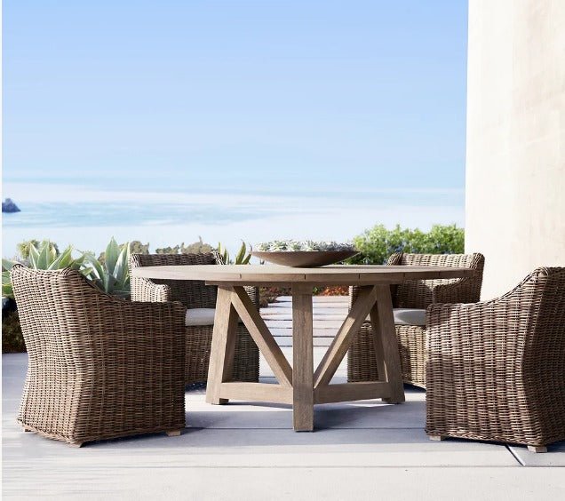 Outdoor All-Weather Wicker Furniture Collection-French Beam Design - Sunzout Outdoor Spaces LLC