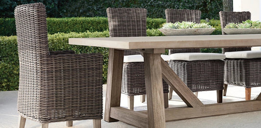 Outdoor All-Weather Wicker Furniture Collection-French Beam Design - Sunzout Outdoor Spaces LLC