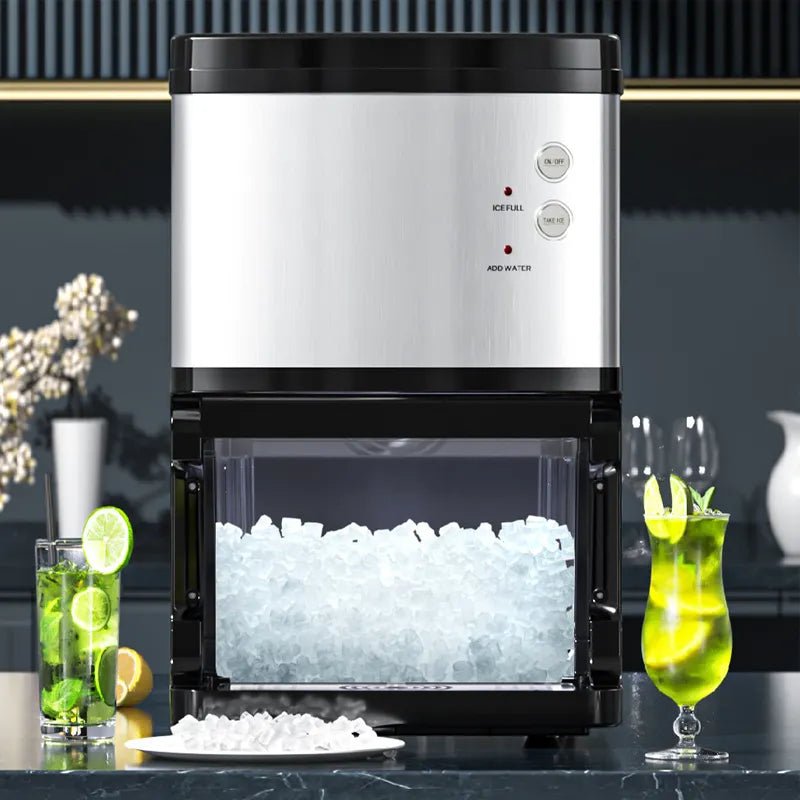 Outdoor Countertop Stainless Steel Space Saving Automatic Ice Maker- 18kg Storage Capacity - Sunzout Outdoor Spaces LLC