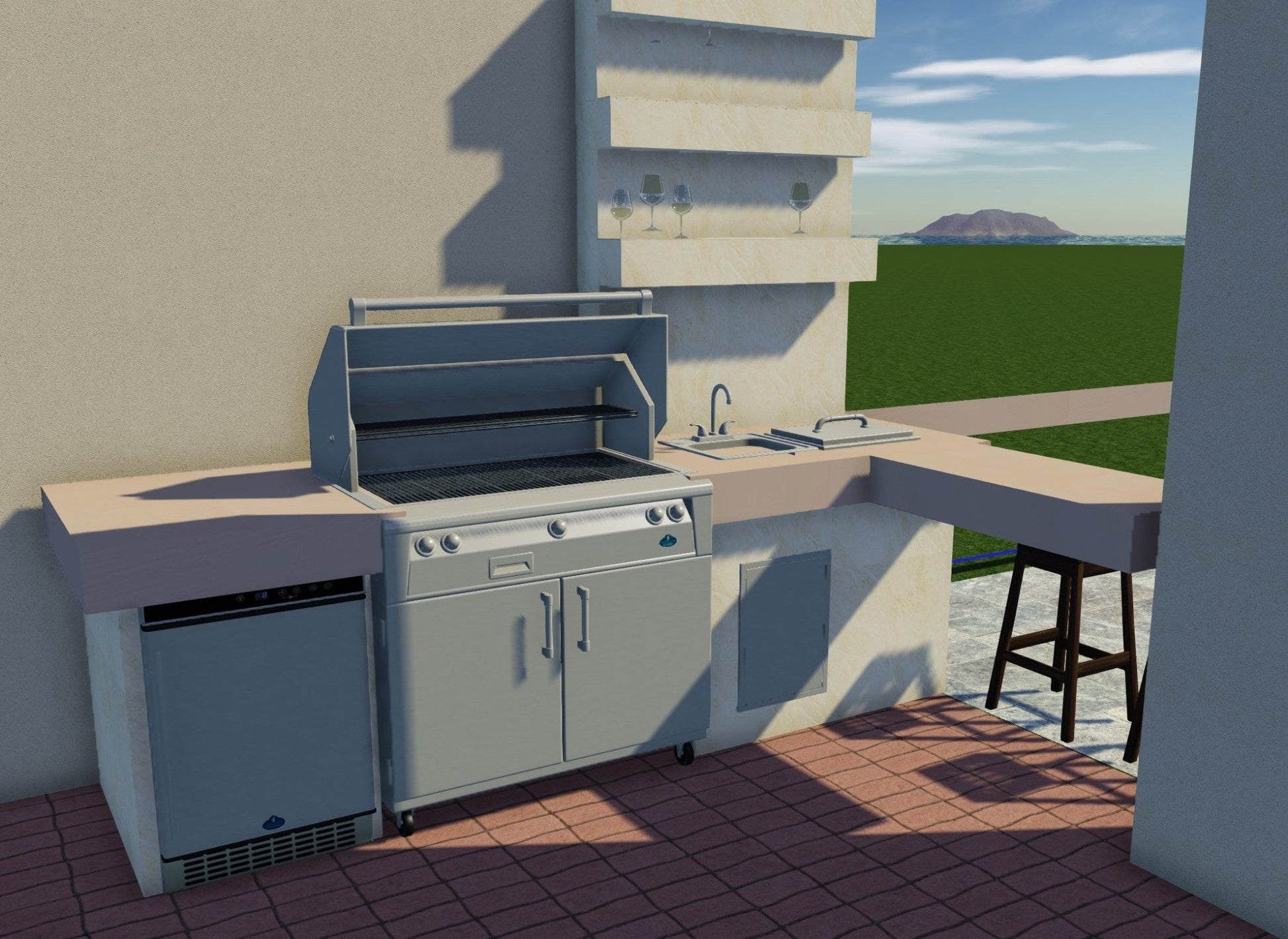 Outdoor Kitchen Design - Sunzout Outdoor Spaces LLC