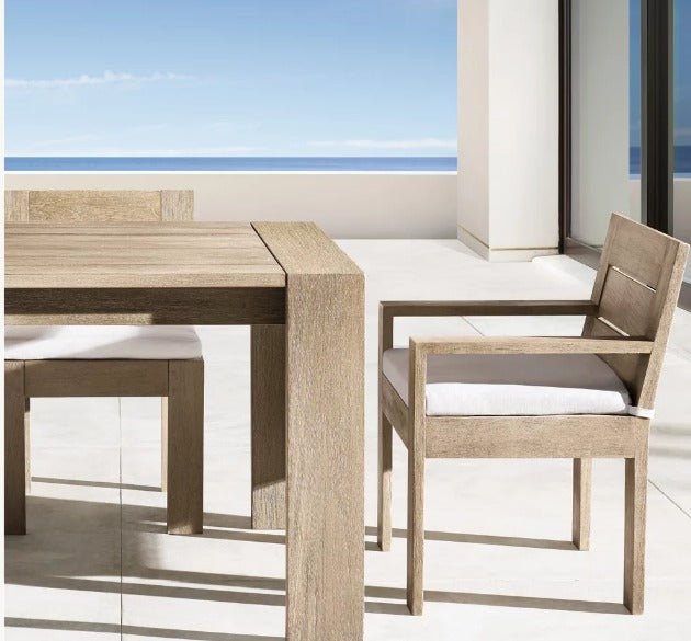 Outdoor Premium Teak Dining Set - Ana Maria Collection - Sunzout Outdoor Spaces LLC