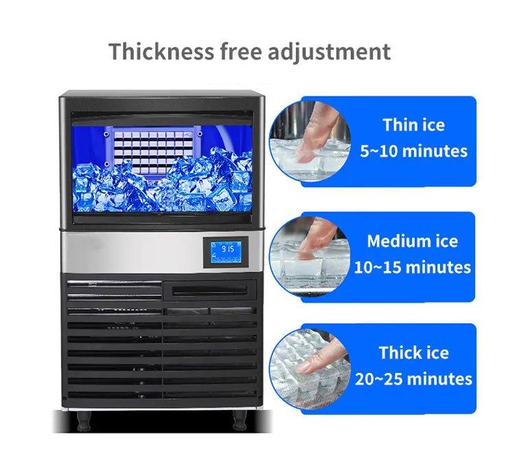 Outdoor Stainless Steel Ice Maker- 15kg Ice Storage - Sunzout Outdoor Spaces LLC