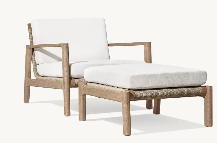 Outdoor Teak and Woven Rattan Furniture - St. Maartin Collection - Sunzout Outdoor Spaces LLC