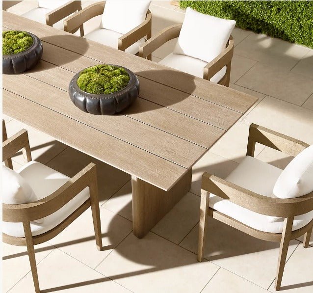 Outdoor Teak Dining Collection - Clermont Collection - Sunzout Outdoor Spaces LLC